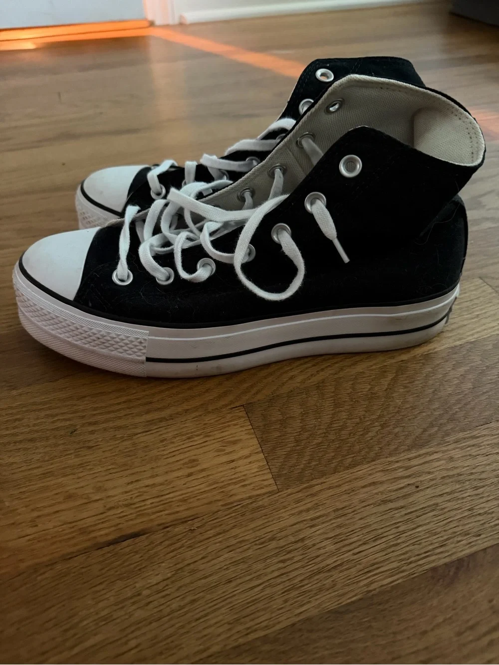 Converse Kids Black and White High-Top Sneakers